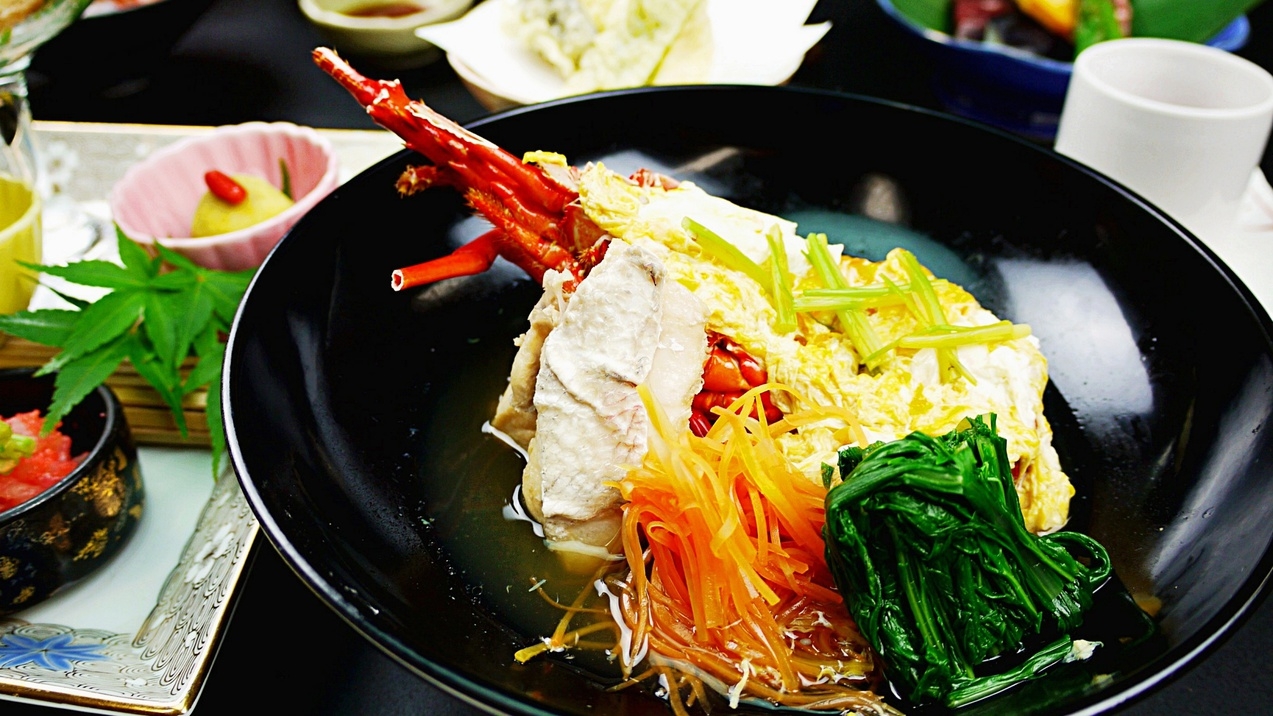 【渾身会席プラン】鯛尽くしの逸品＆伊勢エビを味わう料理長渾身の和会席 〜美食を愉しむ旅に〜