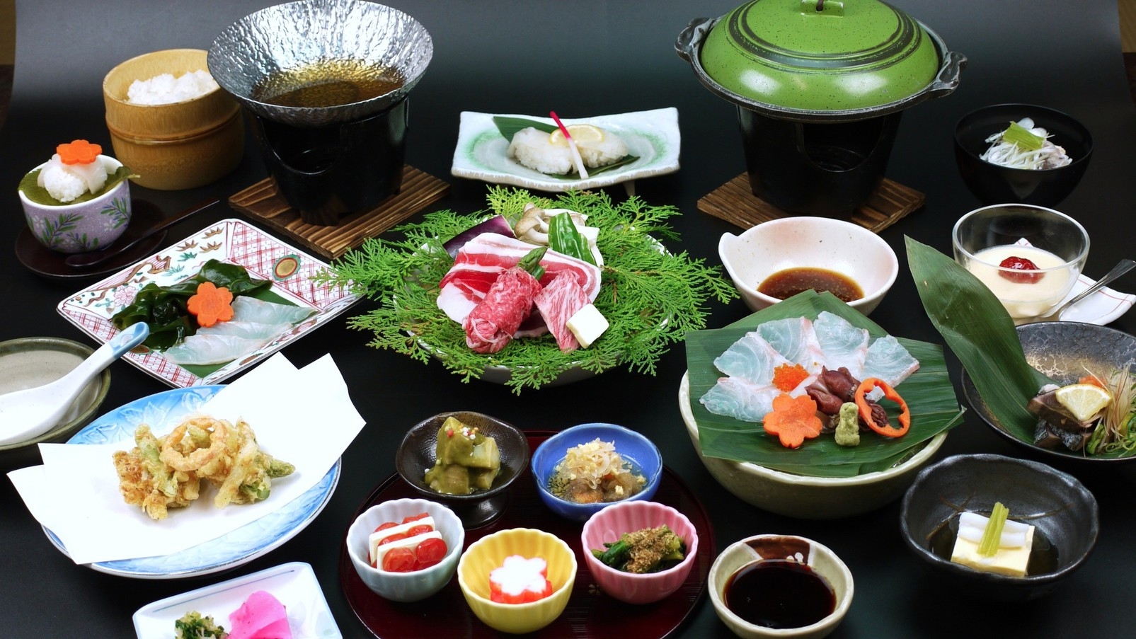 【5％OFF】【楽天スーパーSALE】【青山会席プラン】夕食をグレードアップでちょっと贅沢。