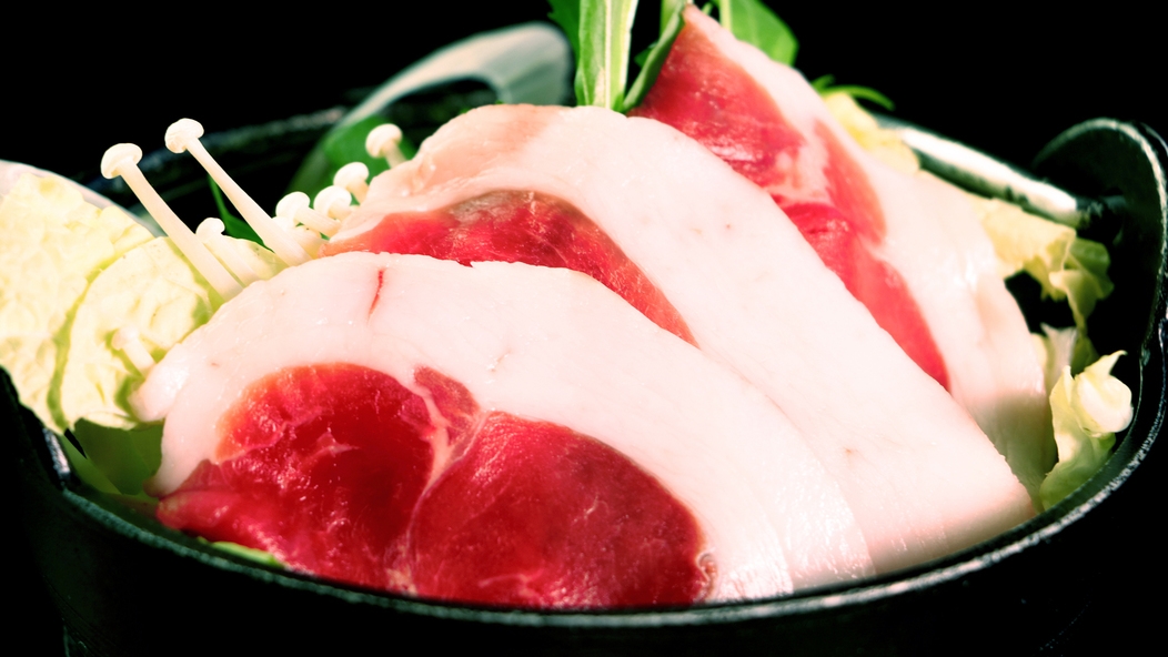 【ぼたん御膳】メインは「ぼたん一人鍋」×「陶板焼き」×「猪肉のカツ」！1名様〜OKの会席風！