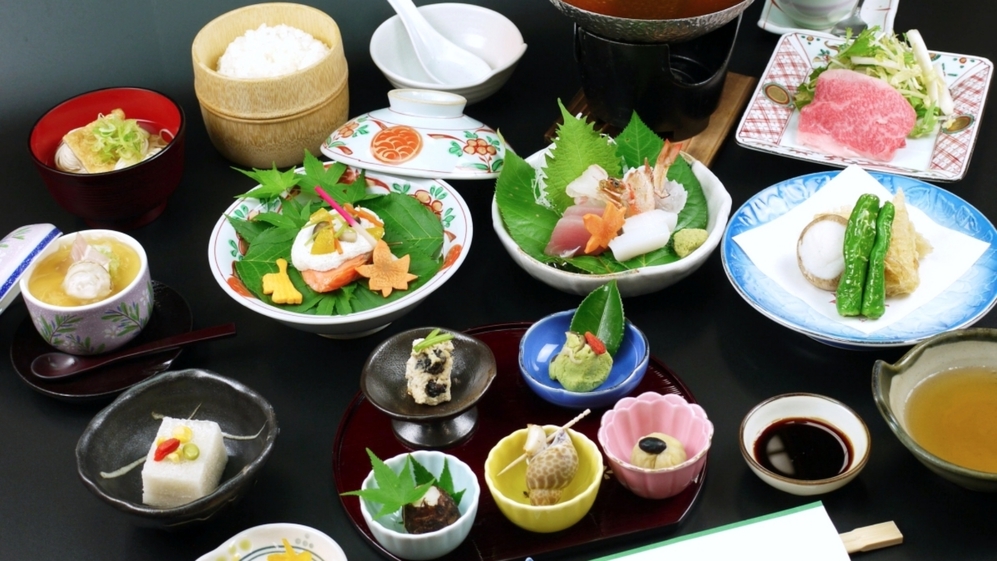 【篠山会席プラン】当館の人気No１★スタンダード会席！ご夕食は四季折々の食材を楽しめます