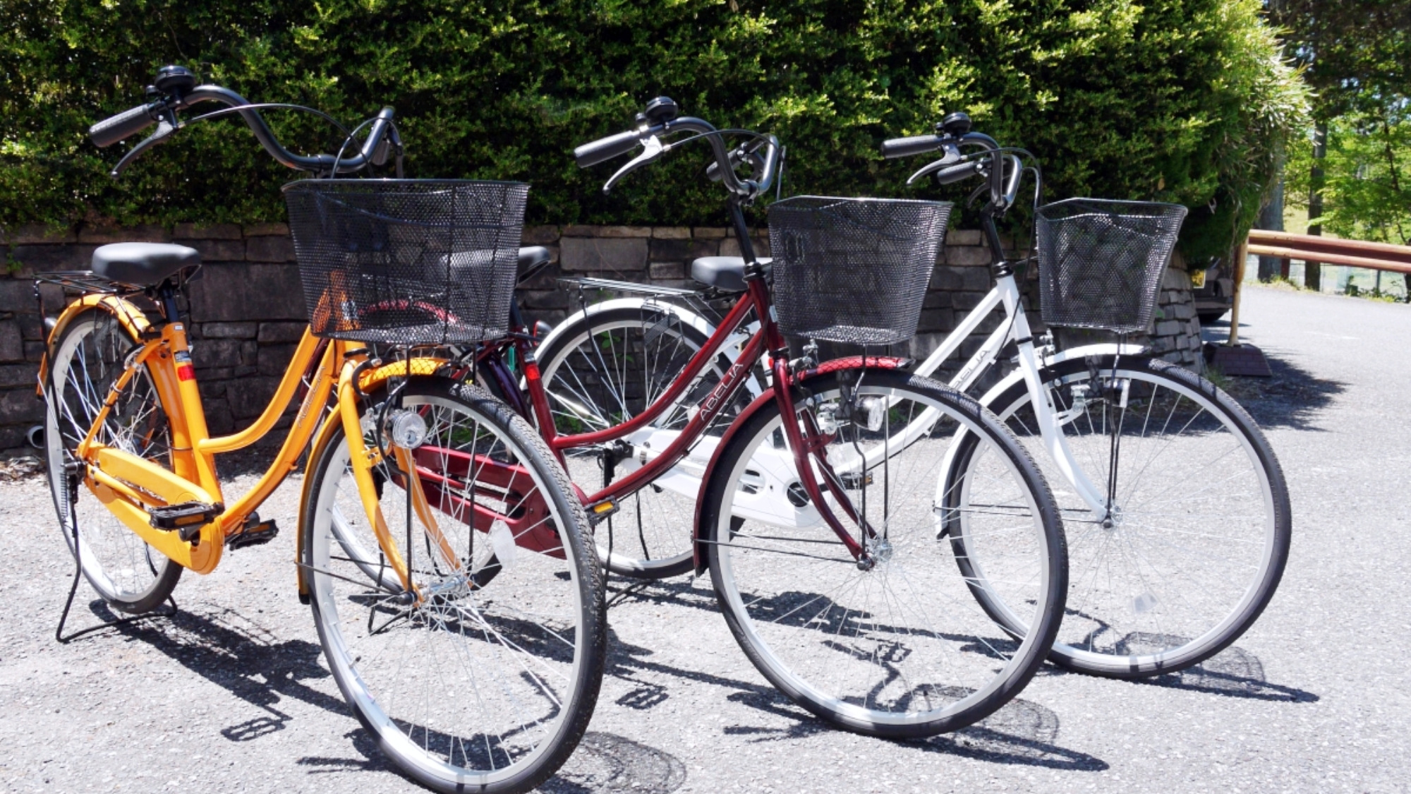 *レンタサイクル（3台ご用意しております）