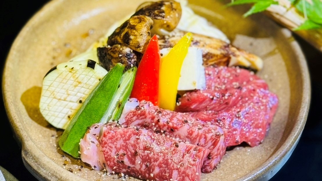 【料理長特選★秋限定松茸会席】松茸と阿波牛陶板焼きorすき焼き風小鍋orしゃぶしゃぶ　選べる3プラン