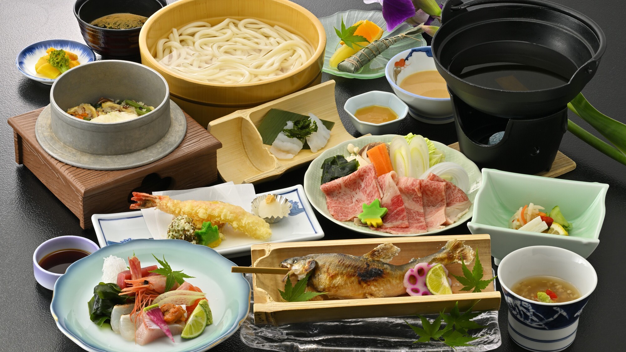 阿波牛しゃぶしゃぶ会席