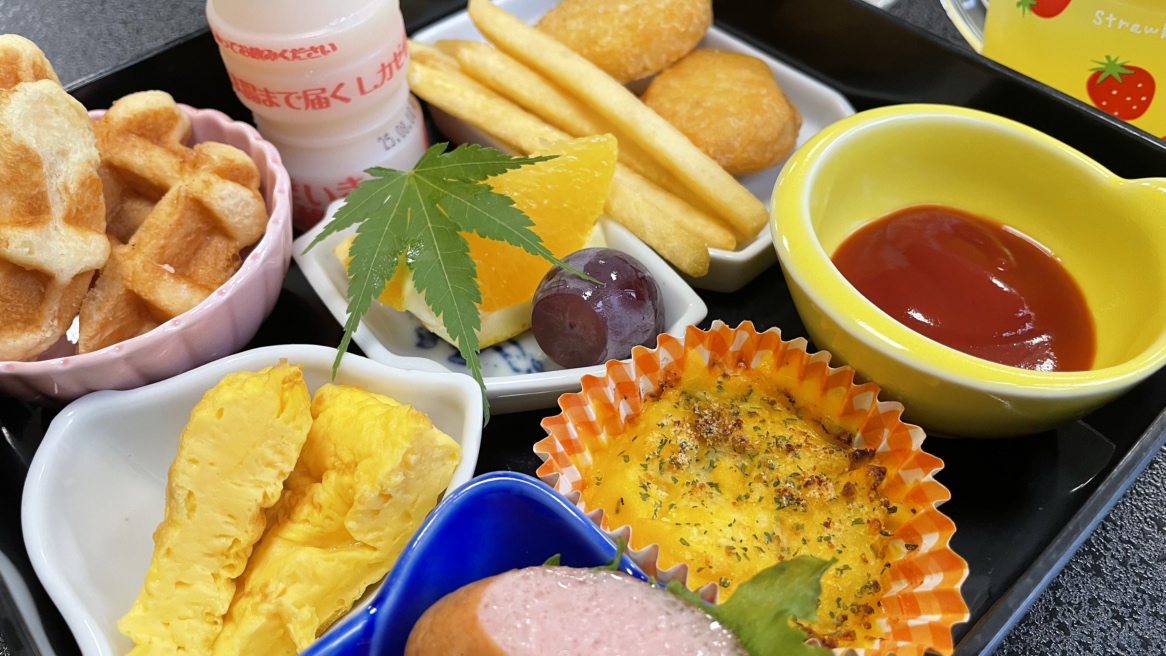 お子様朝食イメージ※季節によってメニューが異なる可能性がございます。