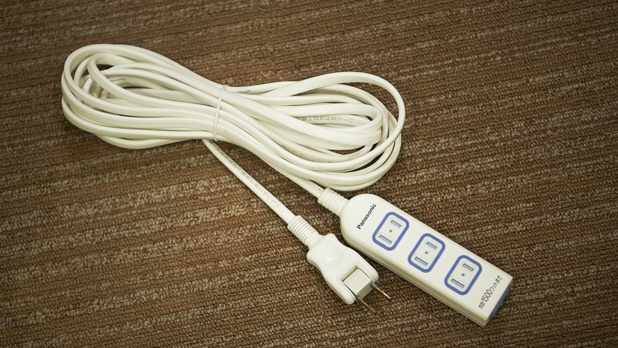 【全室】延長コード※写真はイメージです。