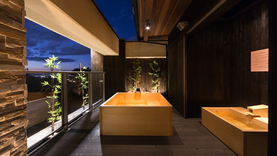 スイートルーム　はなれ「松島閣」月の間露天風呂のイメージ♪