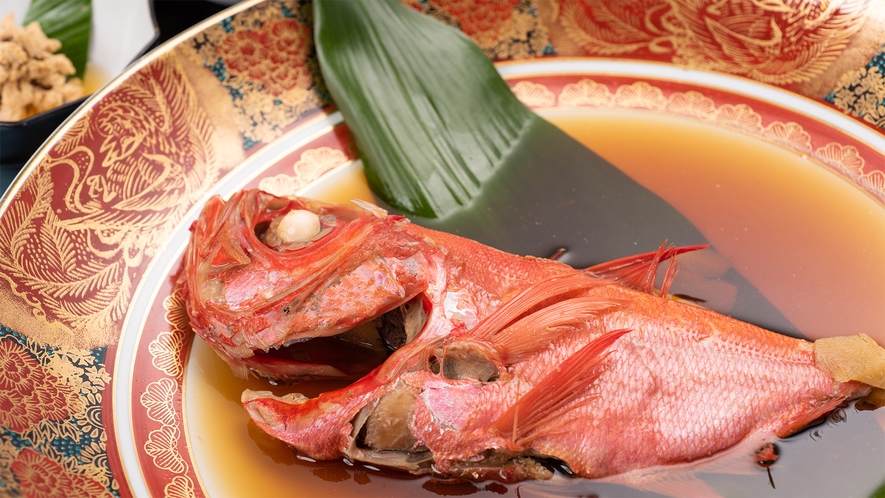 *【夕食一例】少し贅沢な旅を！金目鯛の煮つけ料理