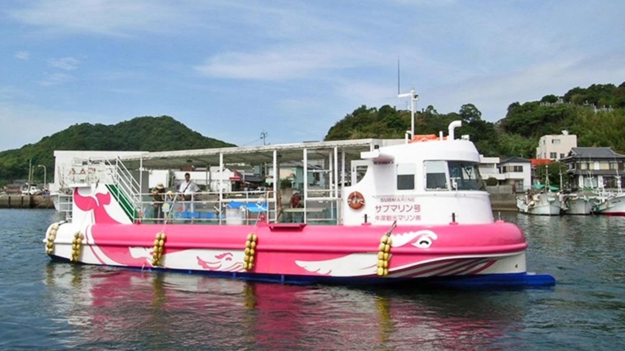 グラスボート｜牛深海中公園「サブマリン号」サンゴをはじめ、亜熱帯の魚たちを間近に見れます