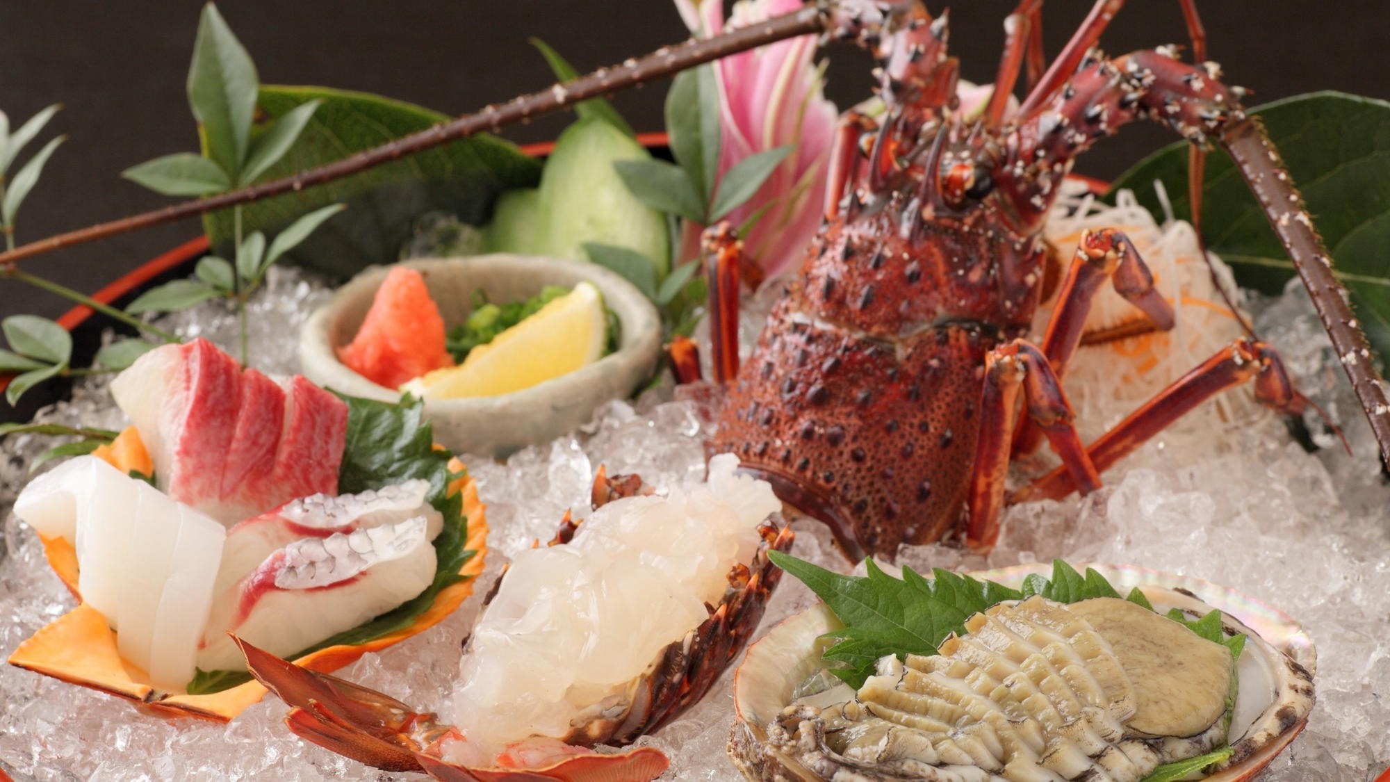 伊勢エビのお造り