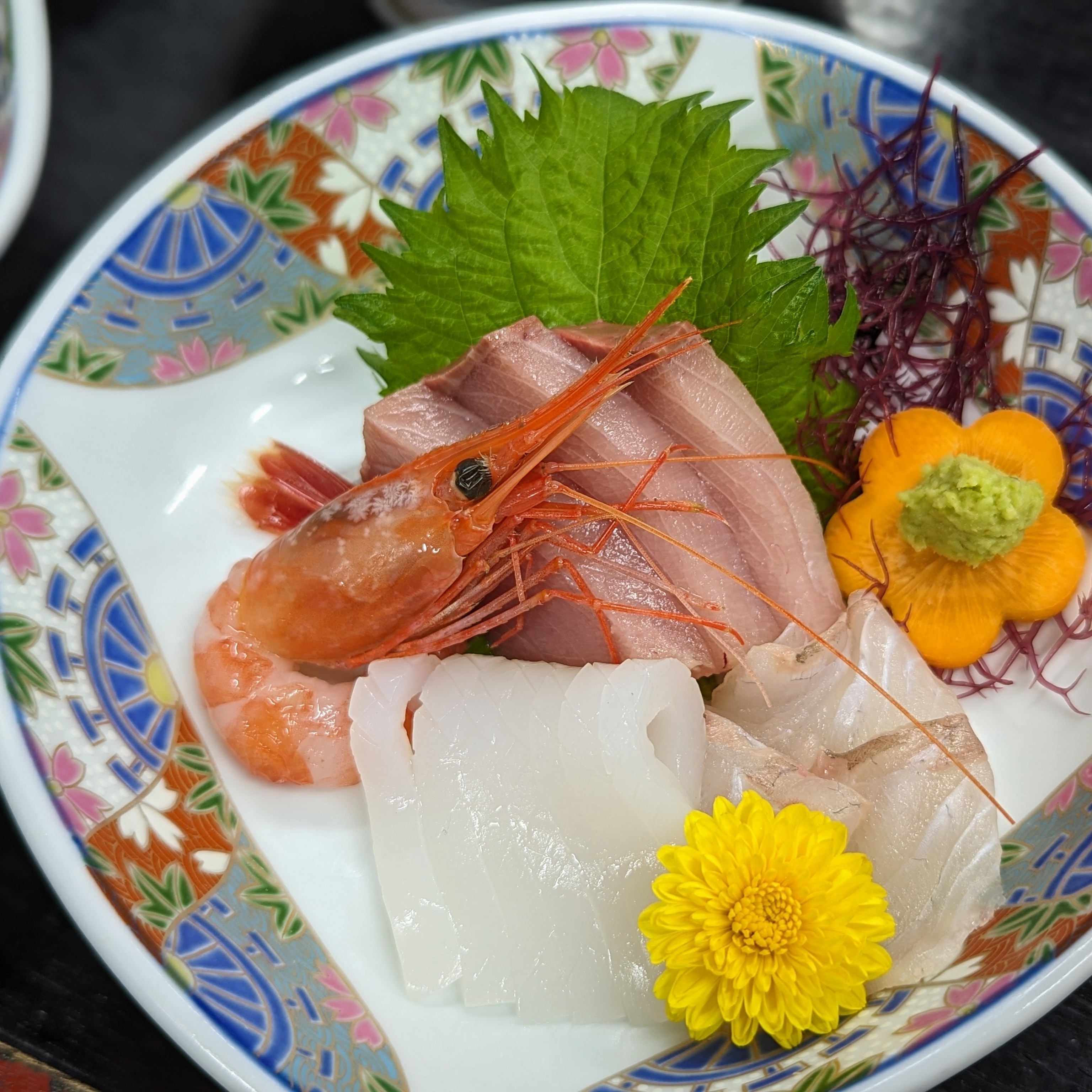 旬魚のお造り４種盛り