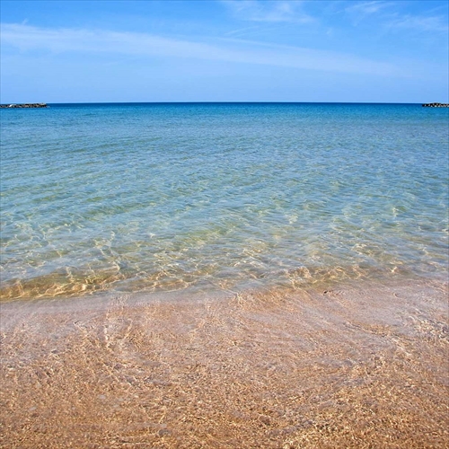 【ビーチ】夏の夕日ヶ浦海水浴場