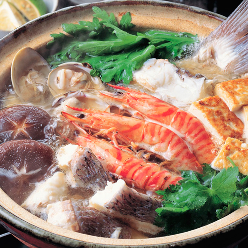 【海鮮漁師鍋】丹後の牡蠣・ふぐ・地魚をたっぷり詰め込んだ冬だけの豪華な海鮮鍋♪