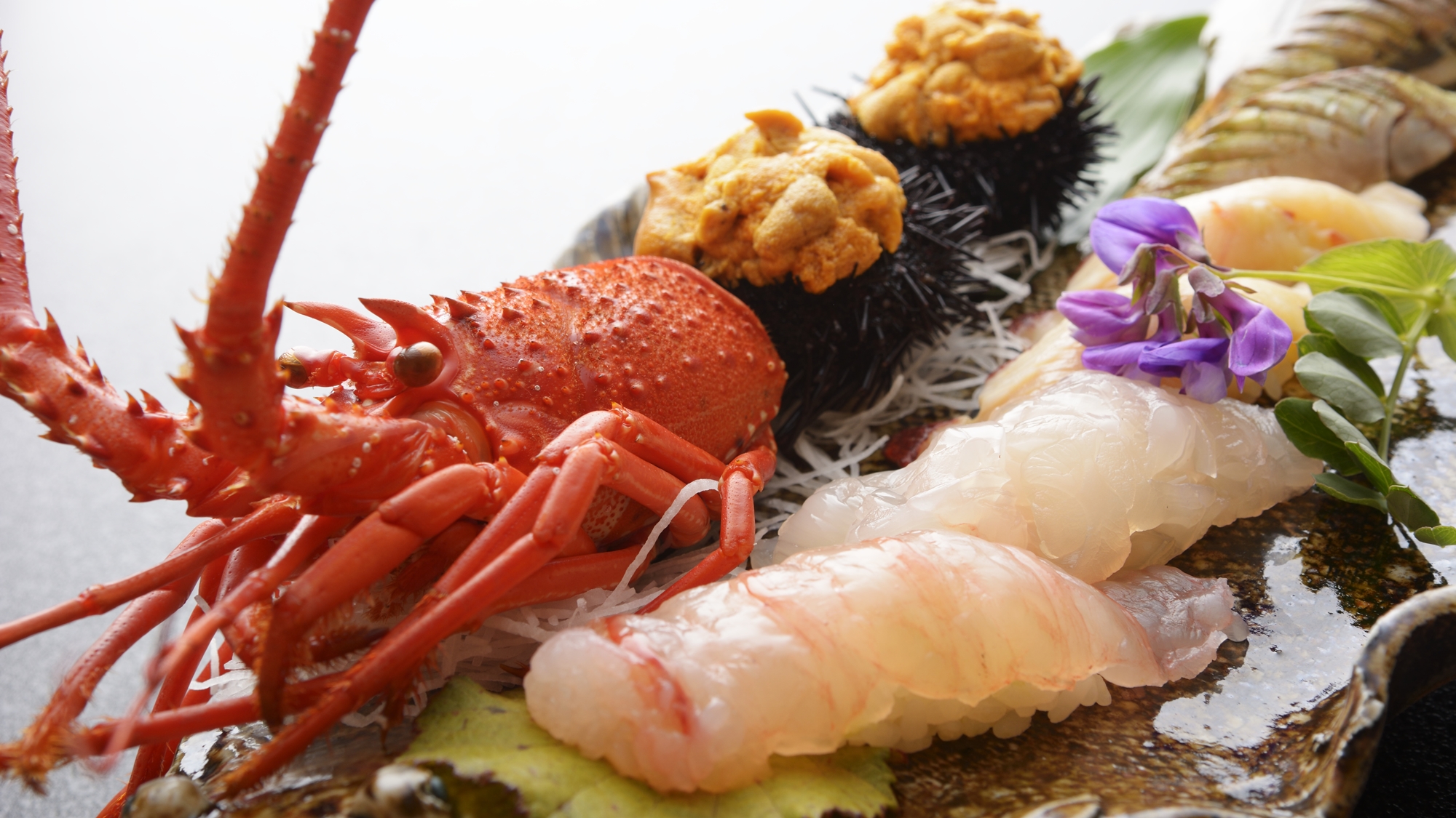 *ぷりぷりするような刺身。獲れたての地元の鮮魚をご堪能いただけます。