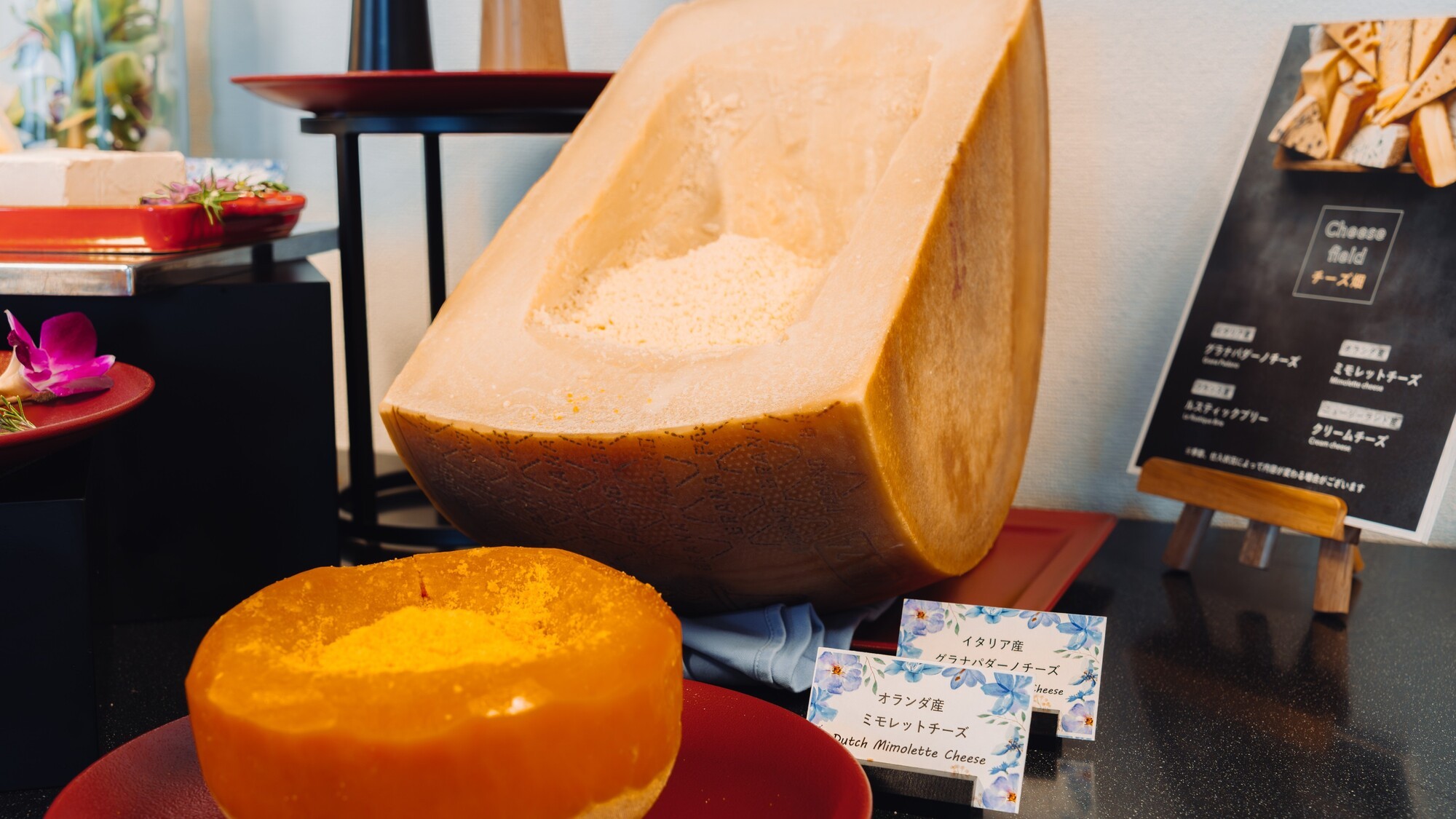 迫力満点のイタリア産グラナパダーノ