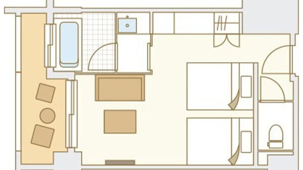 スタンダードツインエアポートビュー