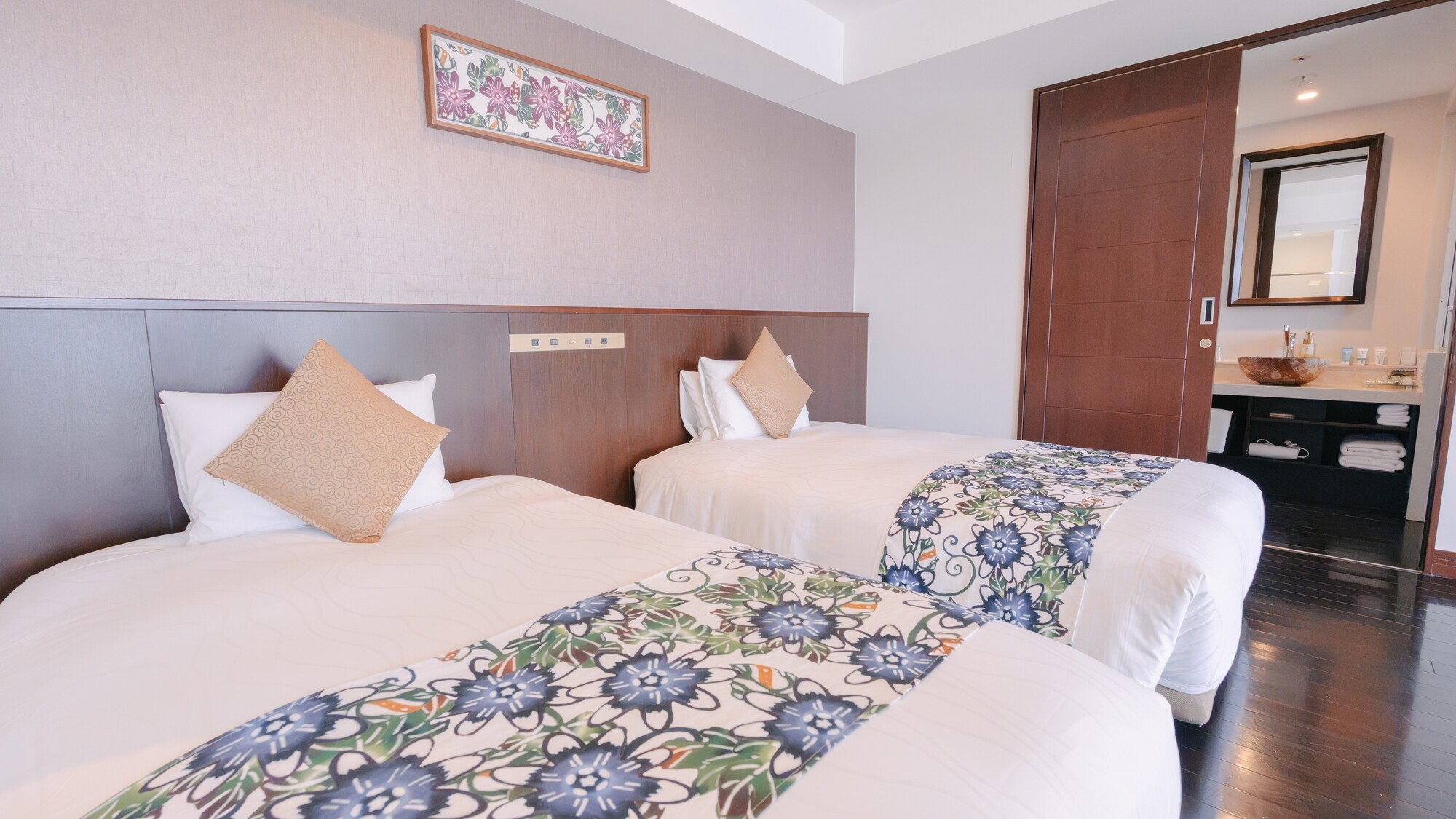 旅の疲れを癒す極上の寝心地