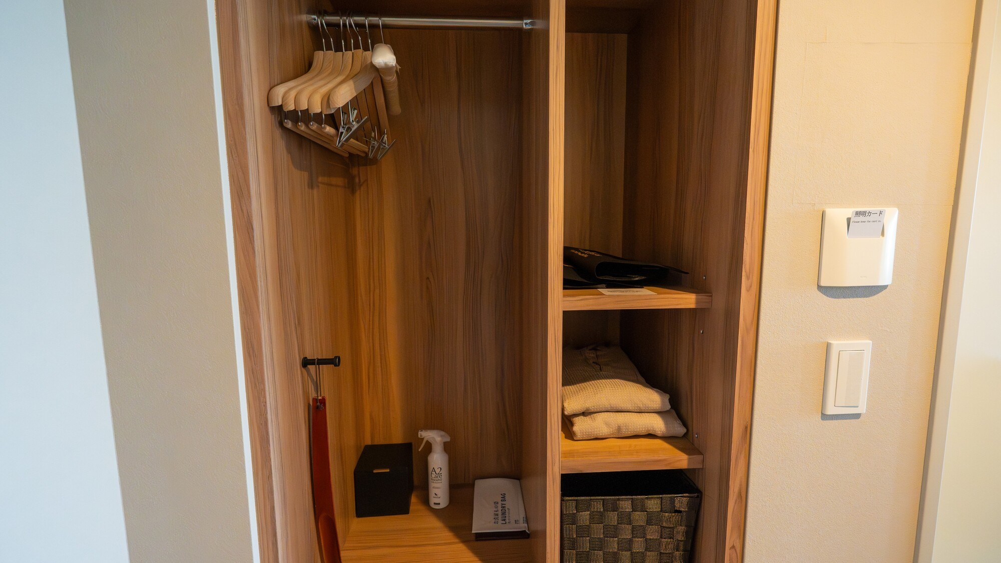 機能的で使いやすいオープンクローゼット