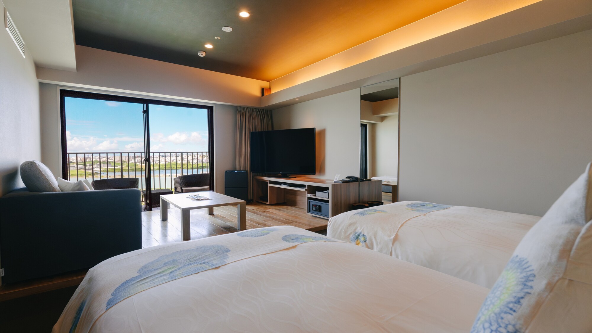 最上階クラブフロア「按司」デラックスツイン