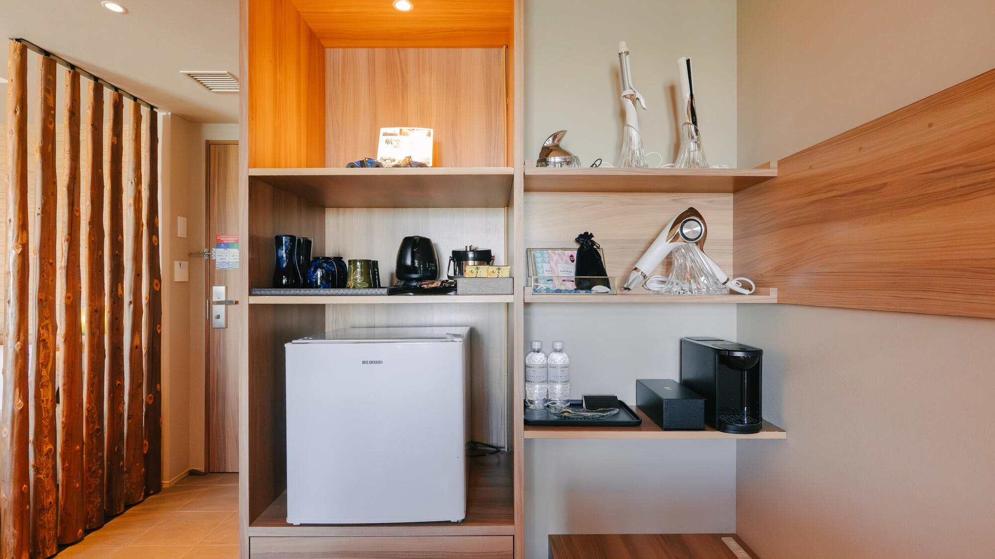 滞在を快適にする厳選された備品を配置