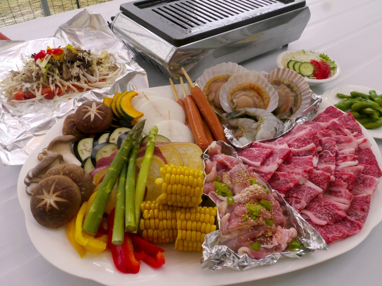近江牛（150g） テラスでBBQ＆重曹線のにごり湯