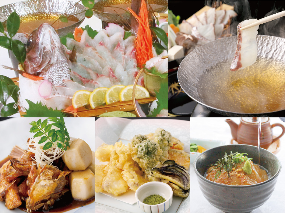 【二食付】迫力の姿造りや新鮮な鯛しゃぶ・春の風物詩「桜鯛」を一匹丸ごと楽しむ「海の桜プラン」