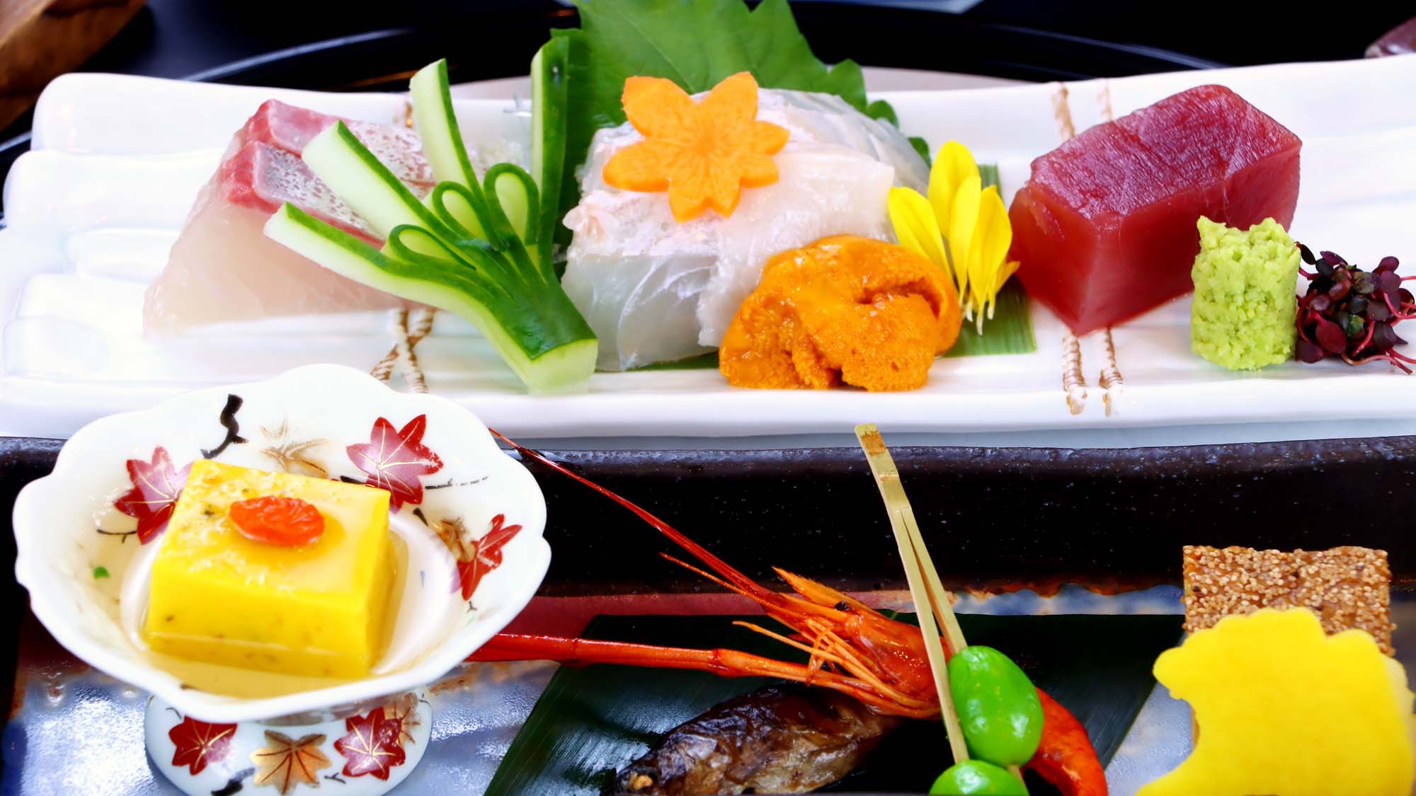 【大人の贅沢】華やかに季節を彩る熊本の食材と料理人の匠の技を愉しむ♪料理グレードUP