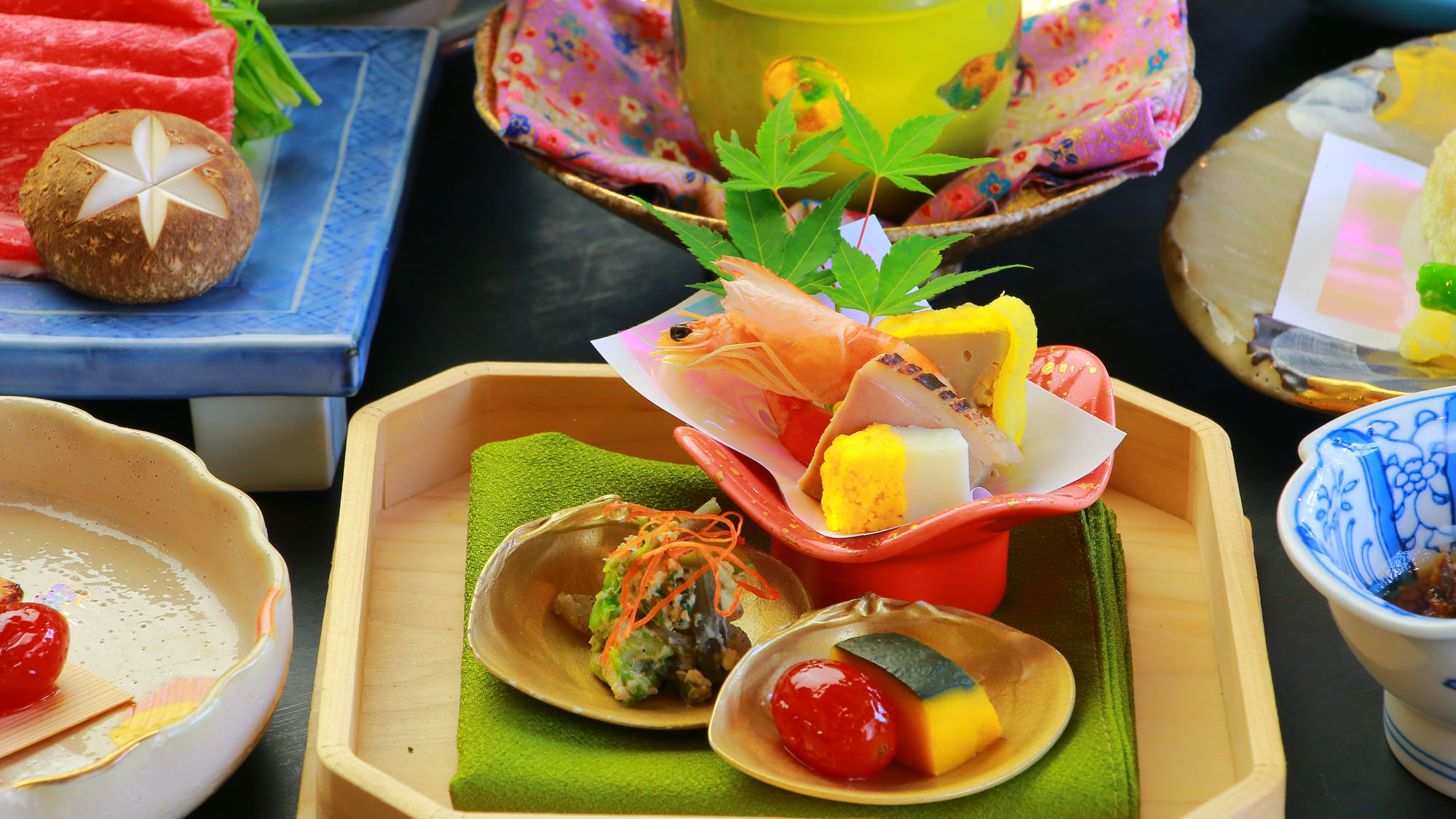 菊池旅のお料理『風月』の例