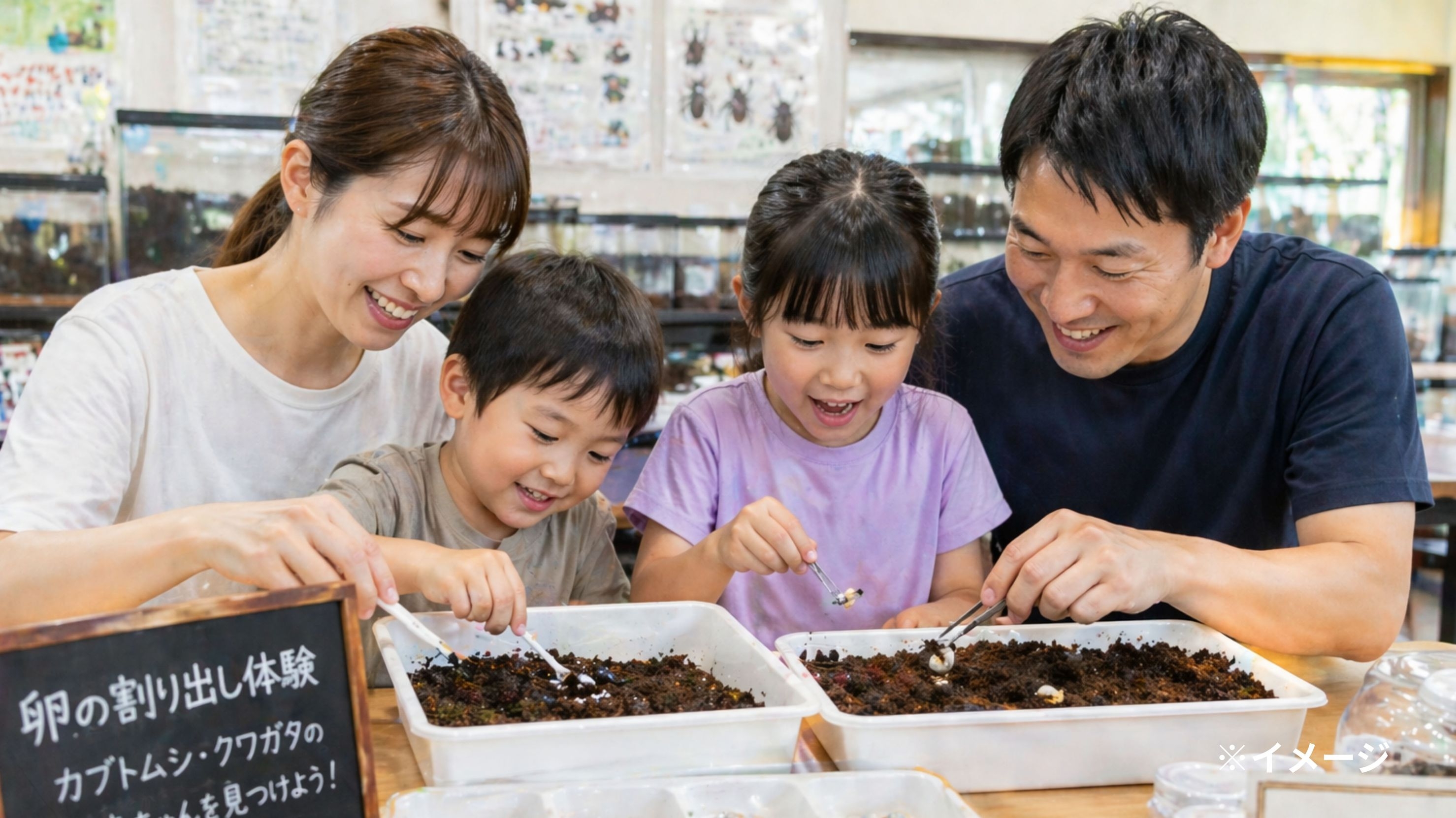 【親子で感動】世界のカブトムシと触れ合う秘密基地体験＆金目鯛姿煮付１泊２食付プラン♪