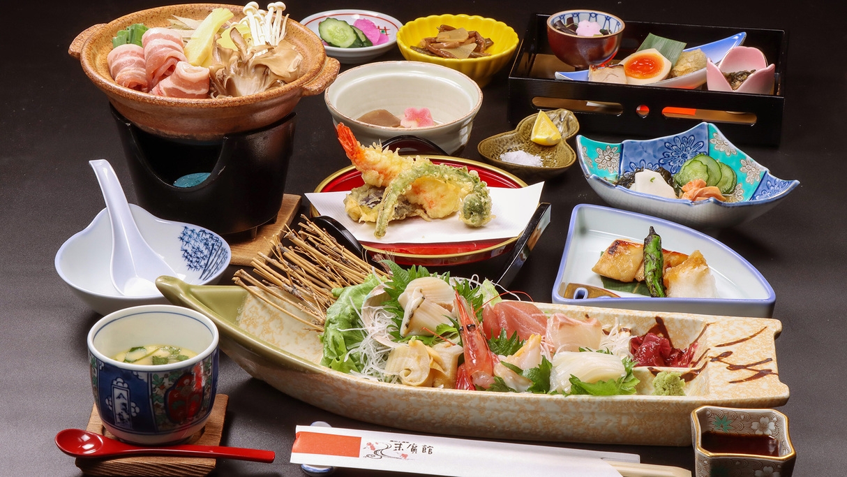 【グレードアップ】メインが選べるグレードアッププラン♪　山古志牛のステーキorあわび入り舟盛