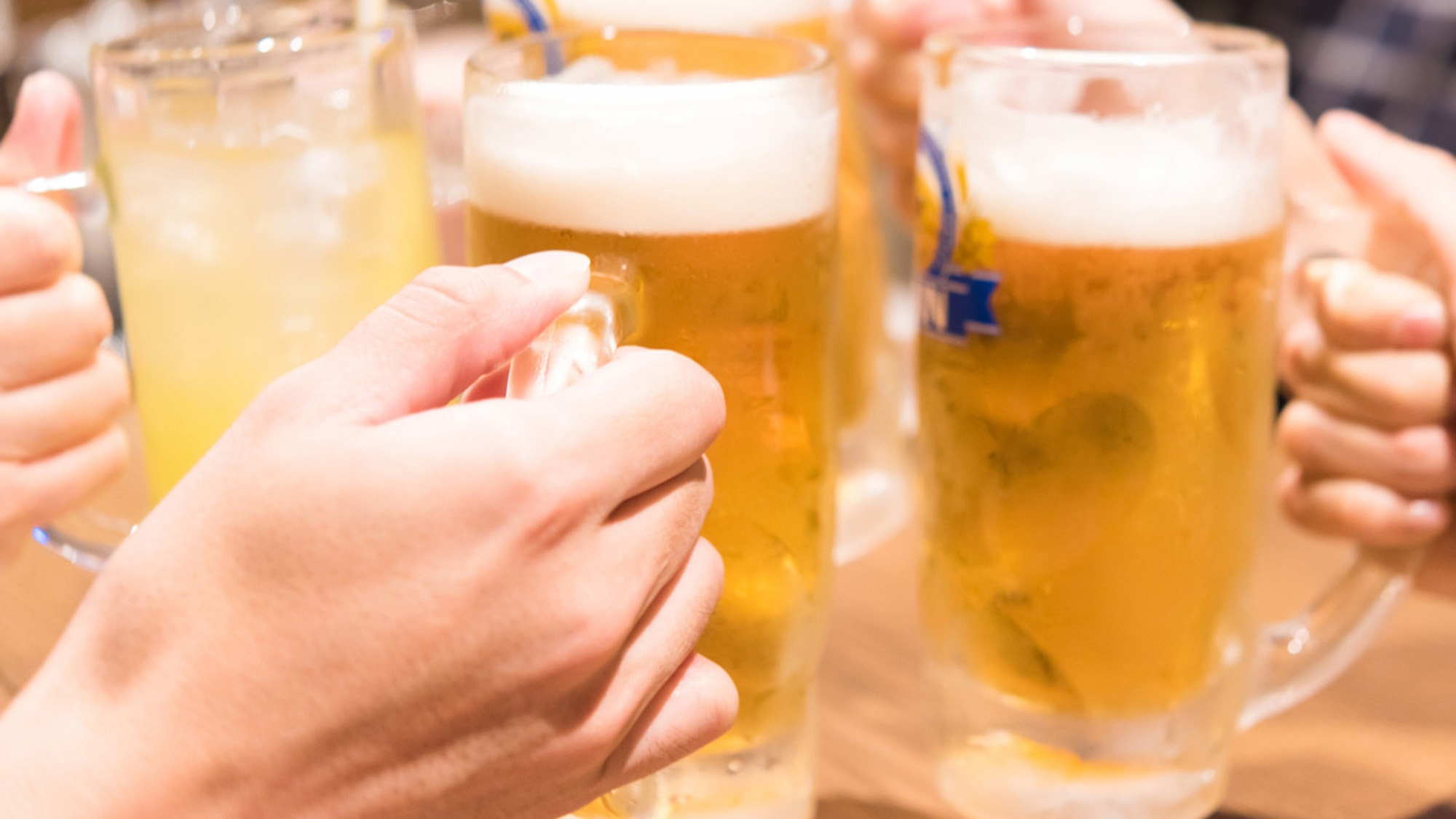 【飲み放題付き】忘年会・新年会に最適★小団体向けお得な二時間飲み放題プラン♪【現金払い限定】