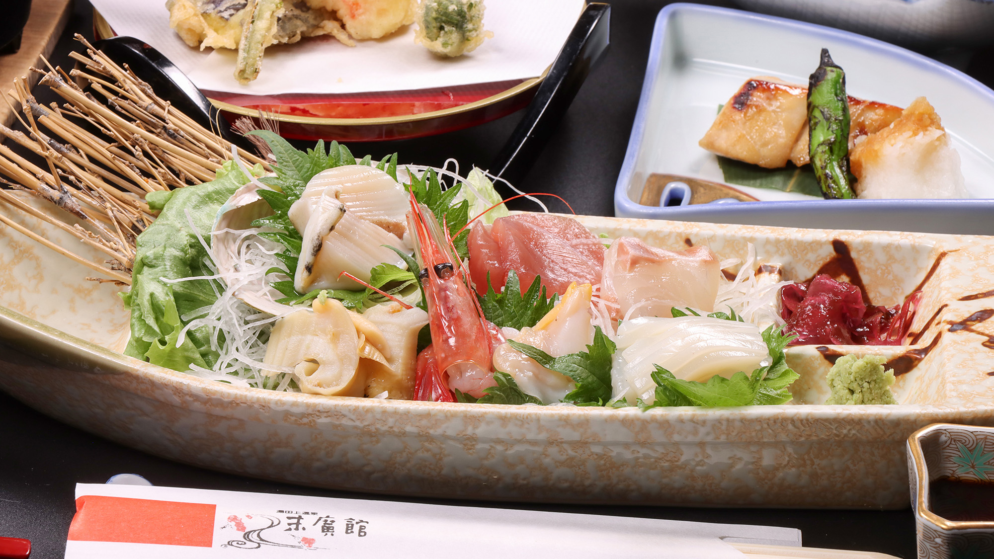 #グレードアップ単品 旬の魚を使用した豪華船盛