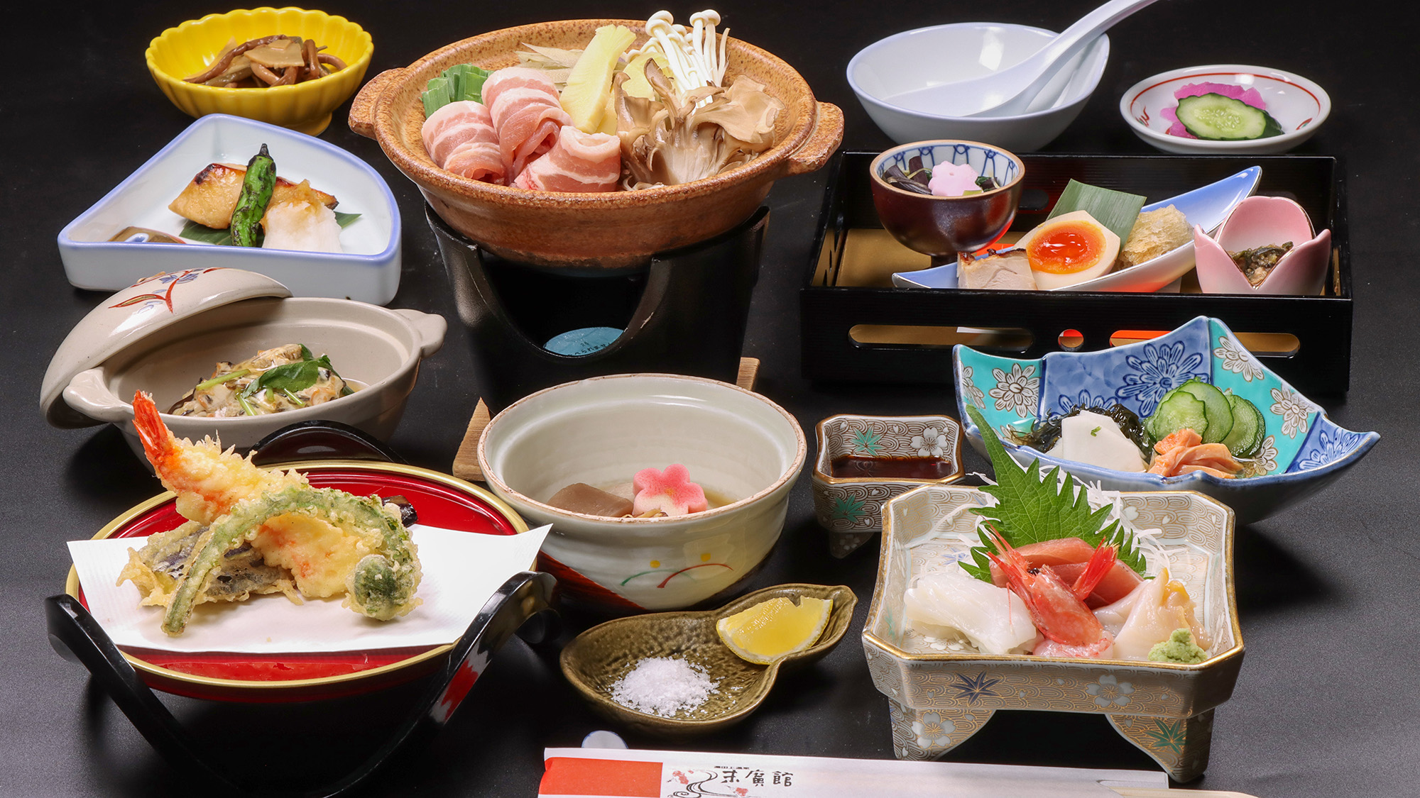 #スタンダード 海の幸・山の幸どちらも味わえるお料理です。