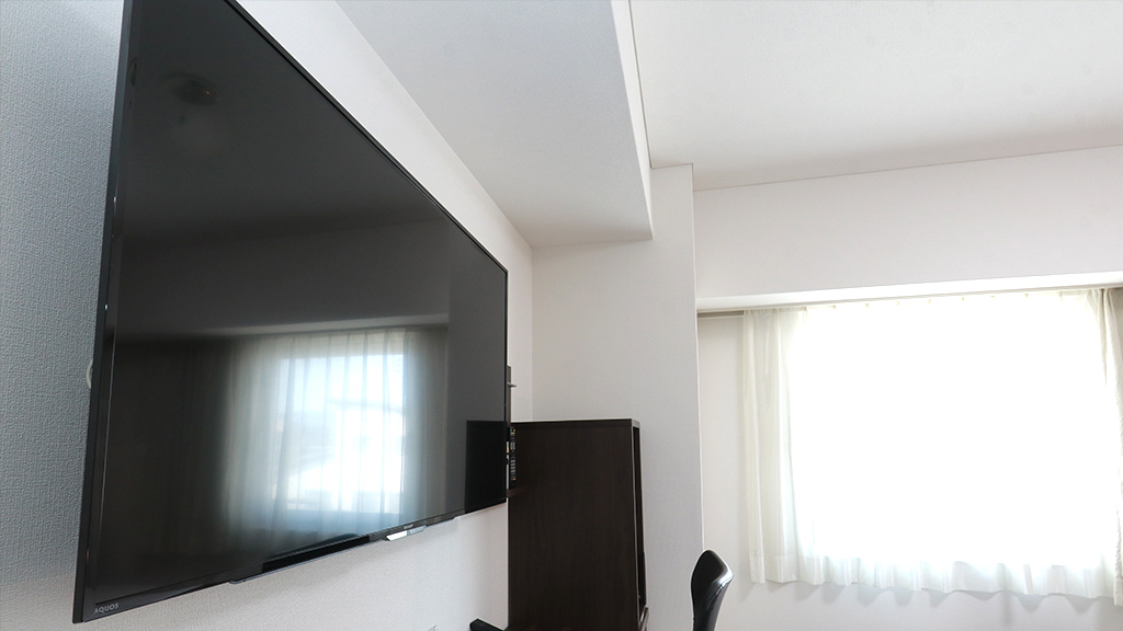 全室　TV壁掛け