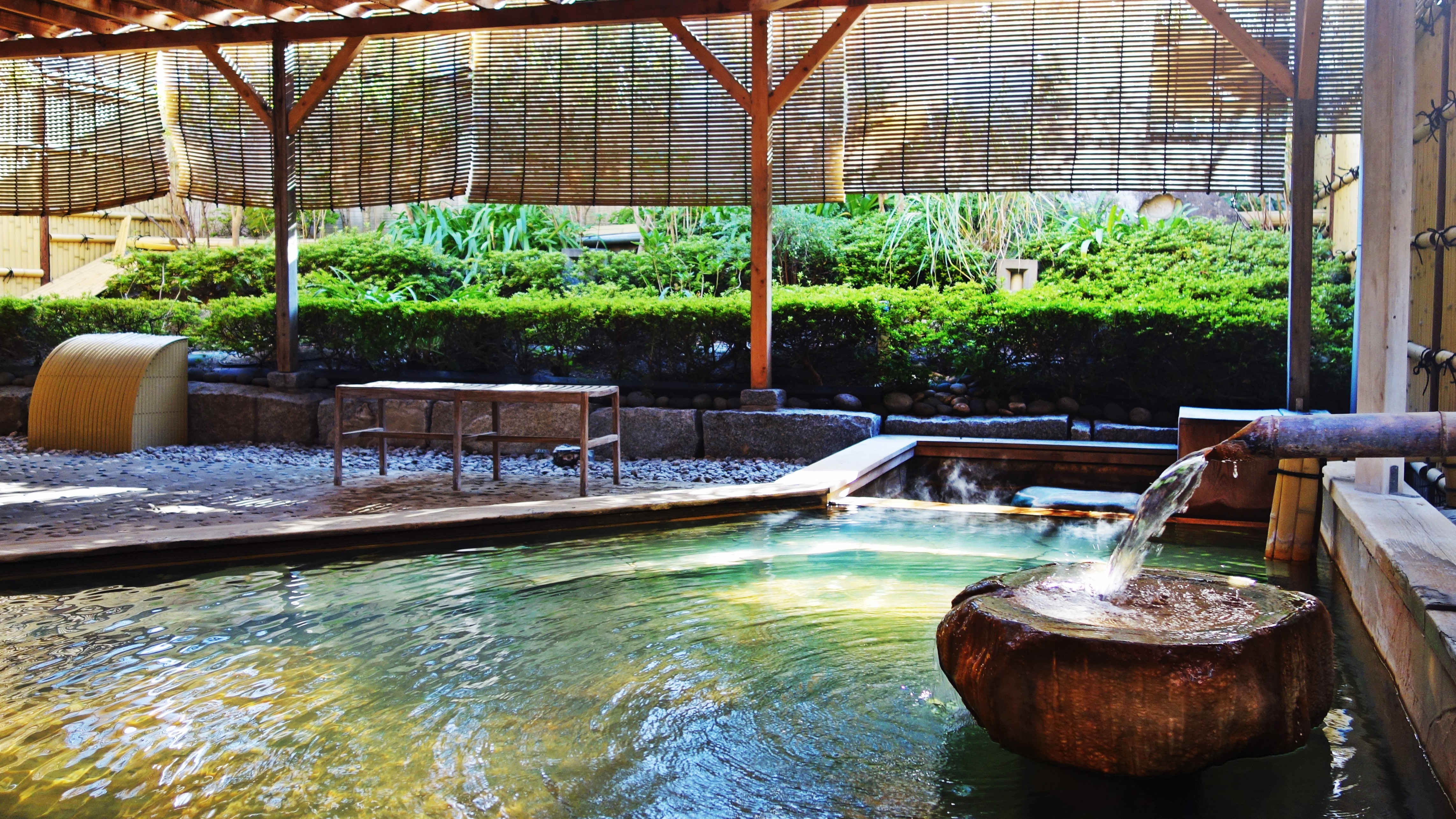 大浴場露天「紫陽花」