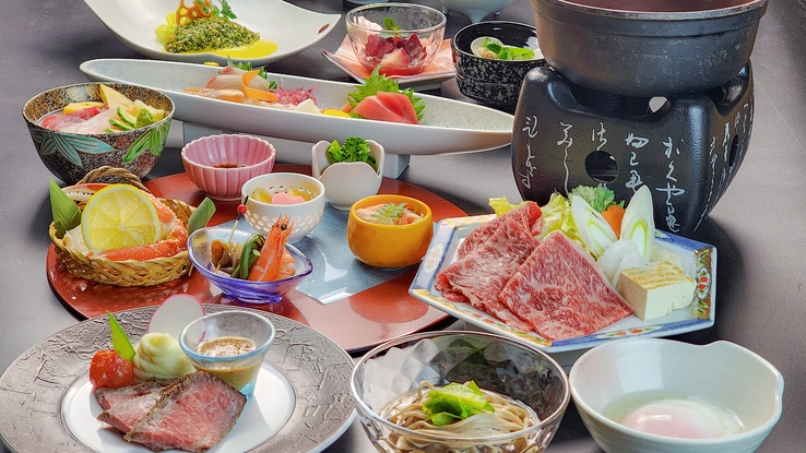 ・≪季-toki≫季節を彩る美食会席＊料理長一押し＊1ランク上の贅沢プラン　２食付