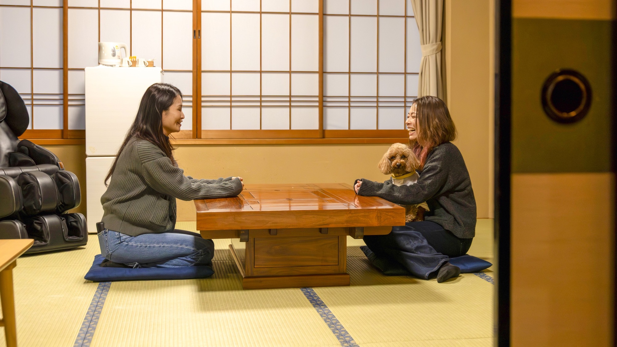 ・【くうちゃん/1階】大型犬対応。寝室とリビングが分かれているのが特徴