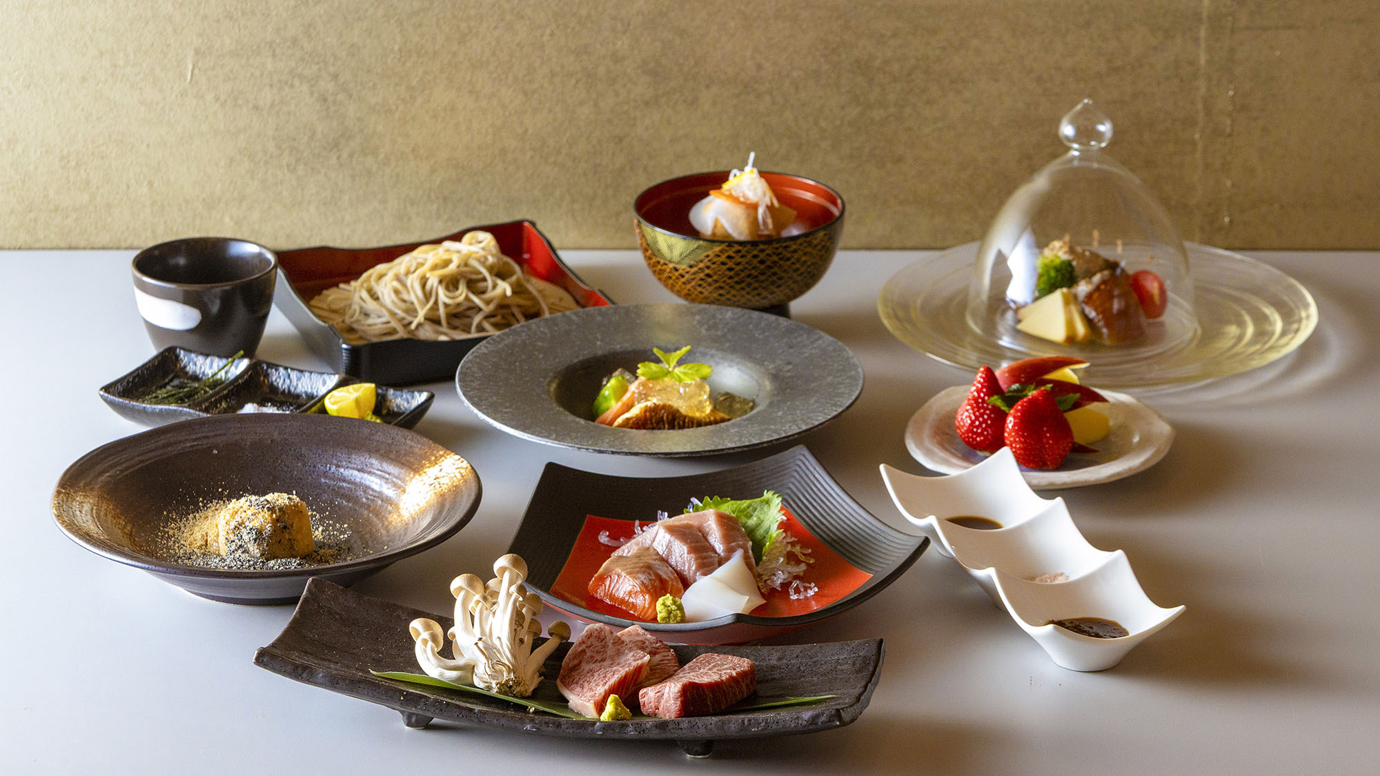 ・【絶品孫八飛騨牛懐石一例】A5ランク飛騨牛堪能贅沢コース