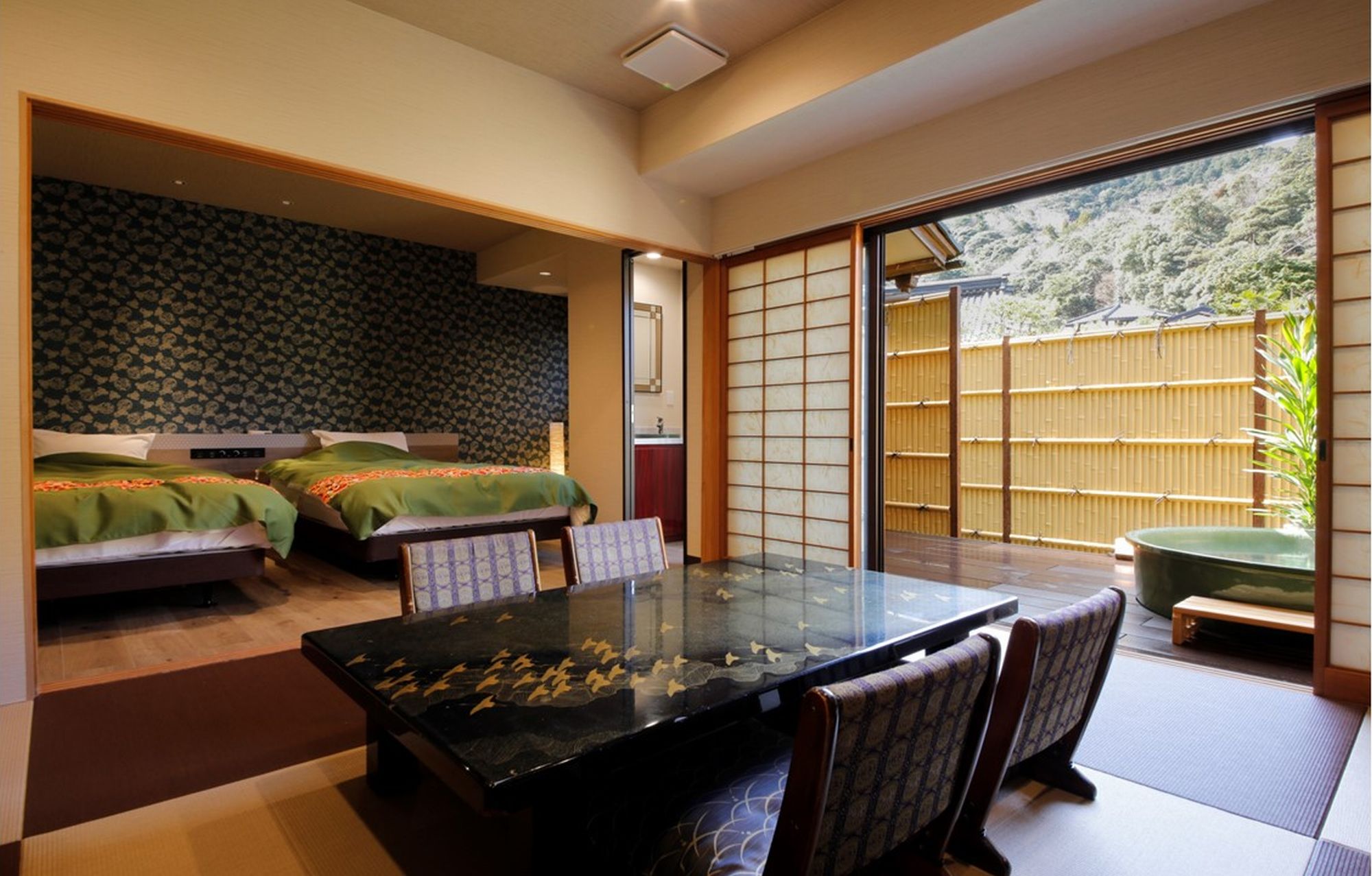 城崎温泉 お宿 白山 花まんだら 【湯亭 花のれん】