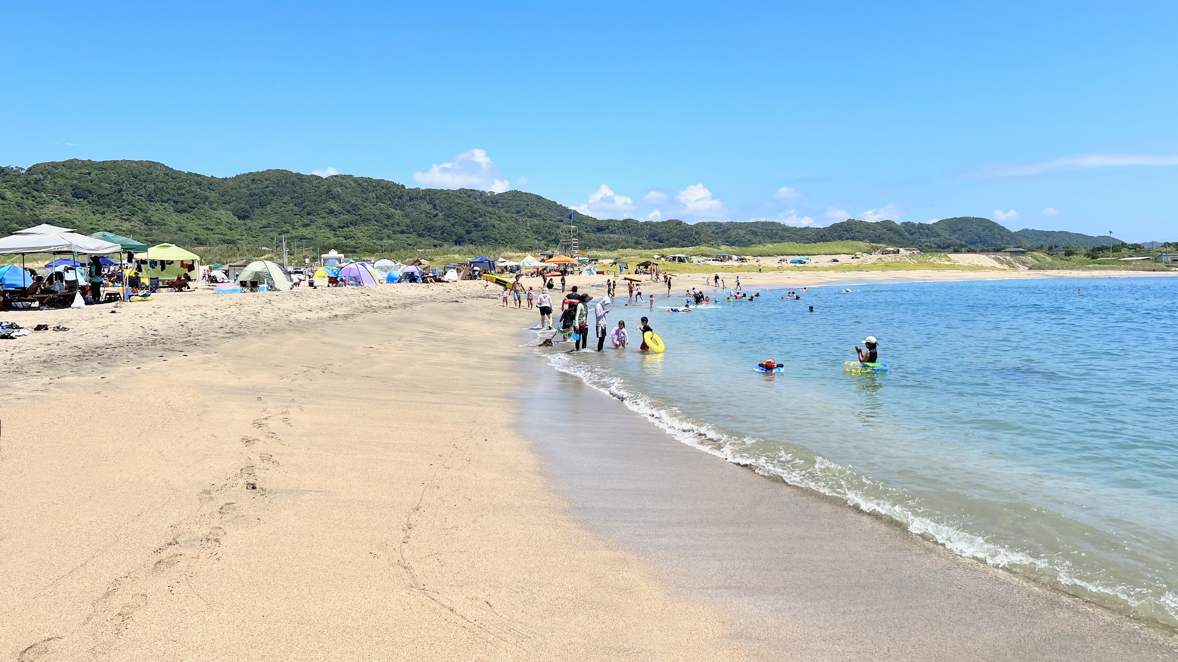 夏の根本海水浴場♪