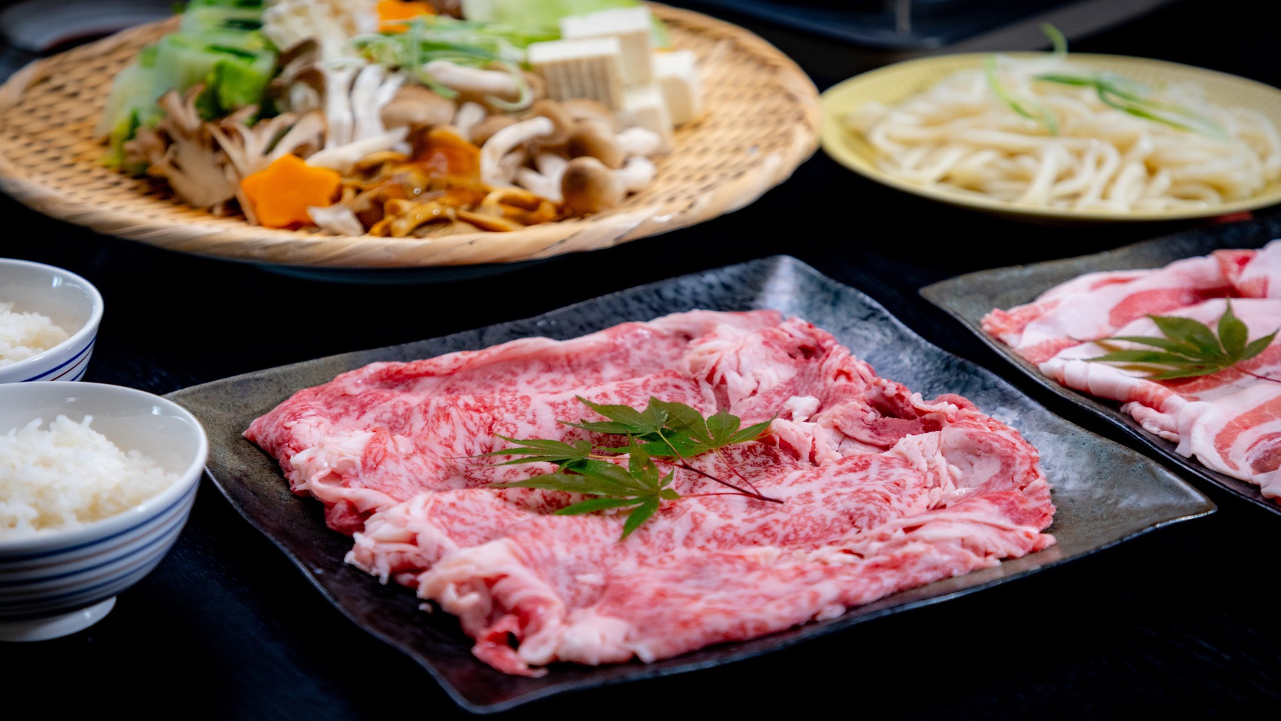 【楽天スーパーSALE】【2食付き】夕食は「信州牛＋信州豚のしゃぶしゃぶ」☆