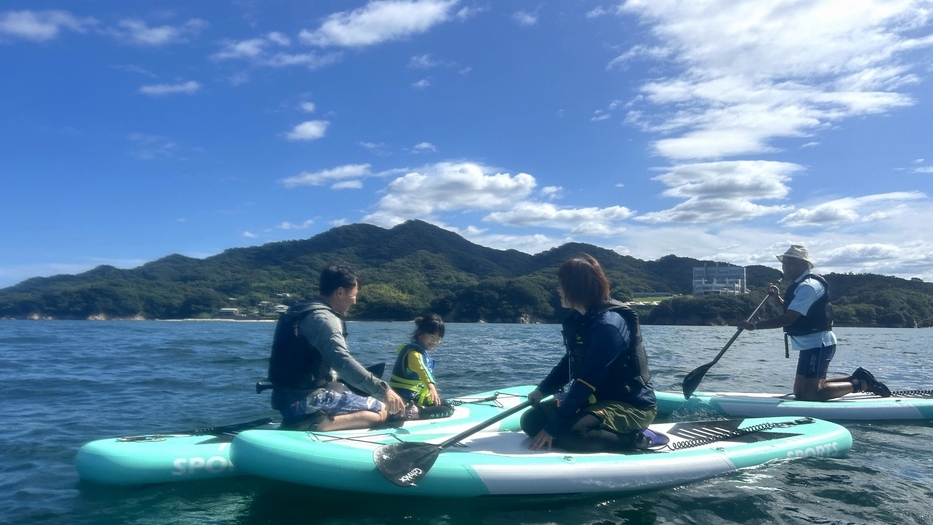 【期間限定・SUP無料体験付き】大人気SUP体験が無料で楽しめる！夏休みを先取り♪／夕朝食付