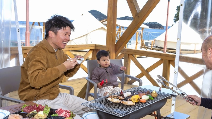 【ファミリープラン】＜小学生半額！幼児添い寝無料＞ご夕食はボリュームたっぷりBBQ【夕朝食付】
