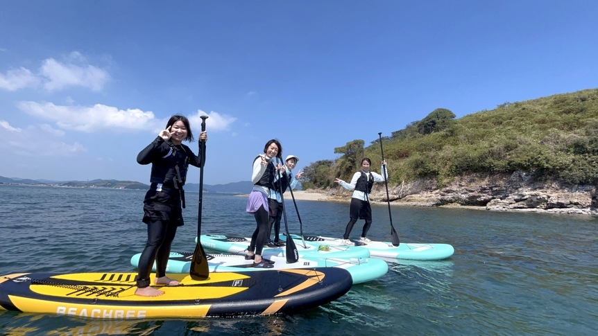 【SUP体験60分ご予約プラン】はじめてでも安心◎瀬戸内の海で楽しむアクティビティ旅／夕食はBBQ