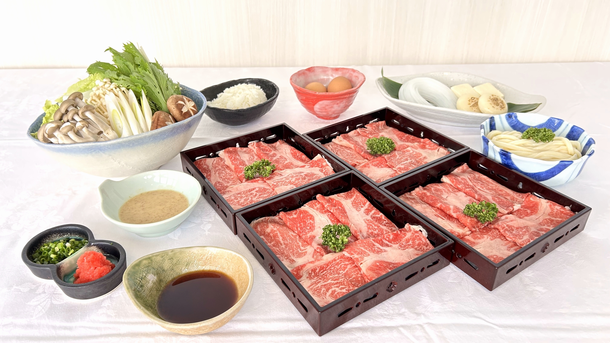 ◆冬季限定「国産牛ときのこ鍋」　※お料理イメージ