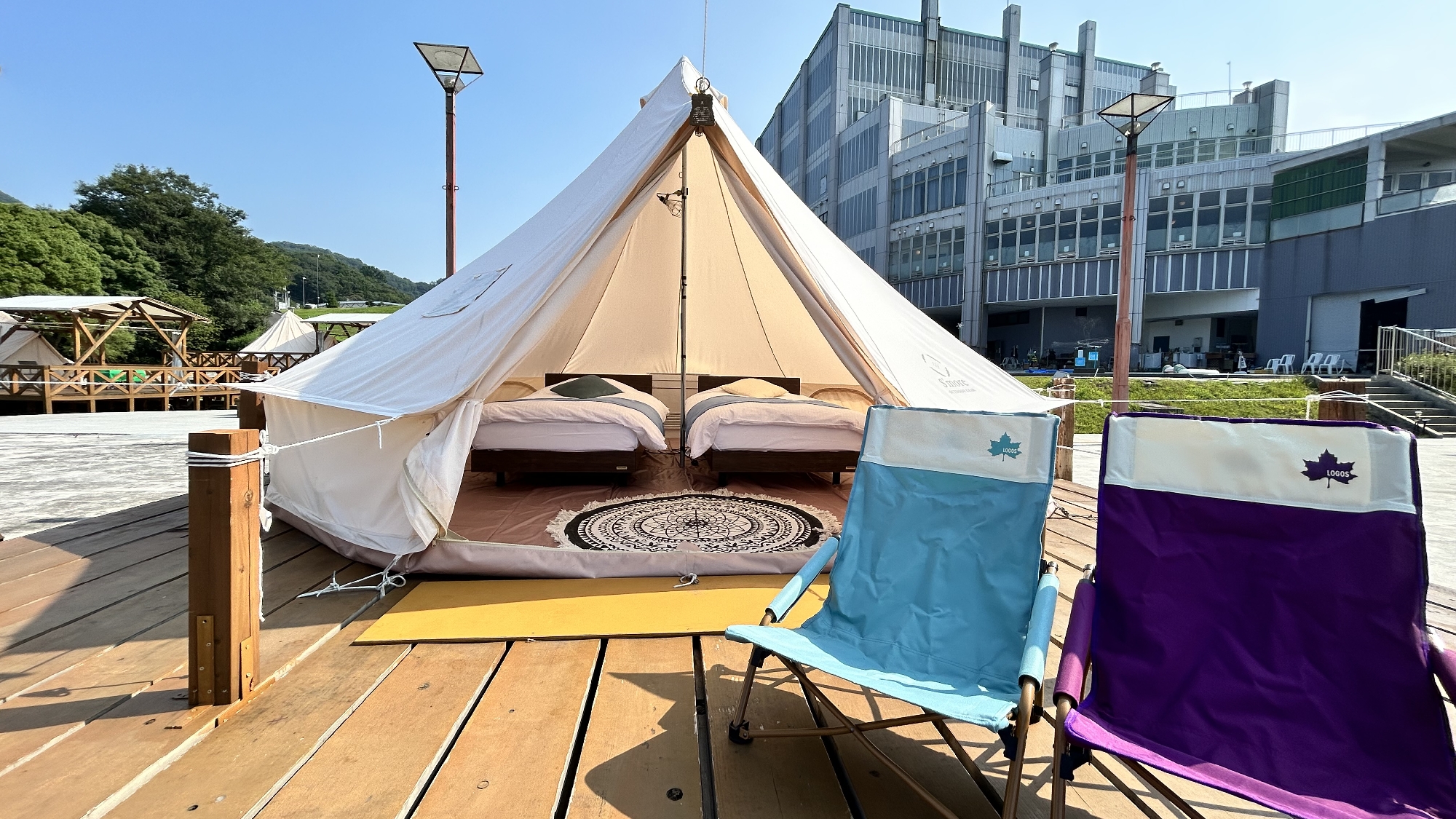 ◆オーシャンテント 晴れた日には潮風を浴びながらごゆっくりと。