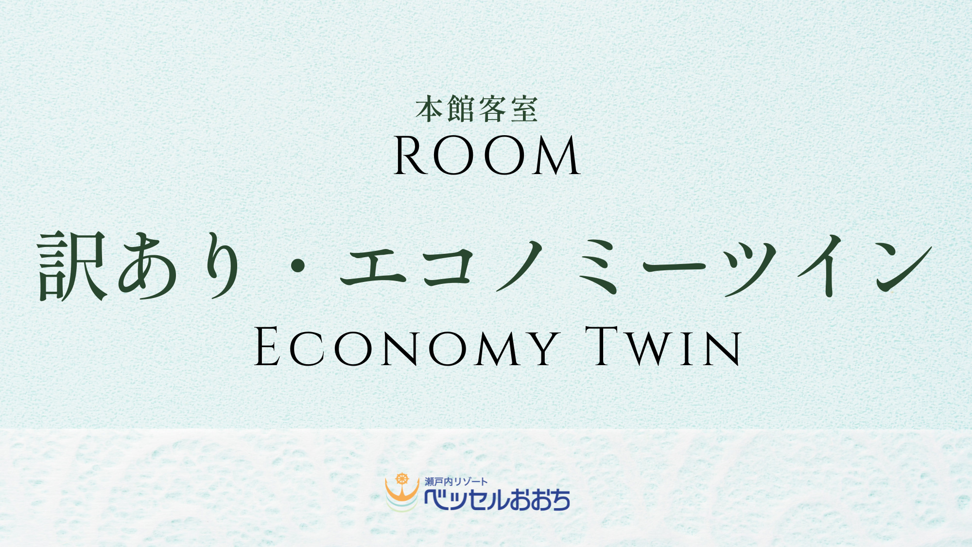 ◆訳あり・エコノミーツイン