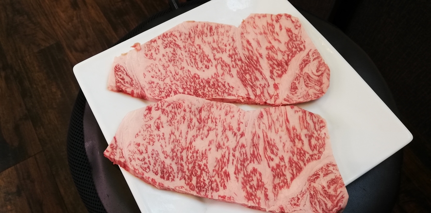【食事】九州産-A5-黒毛和牛ステーキ その1