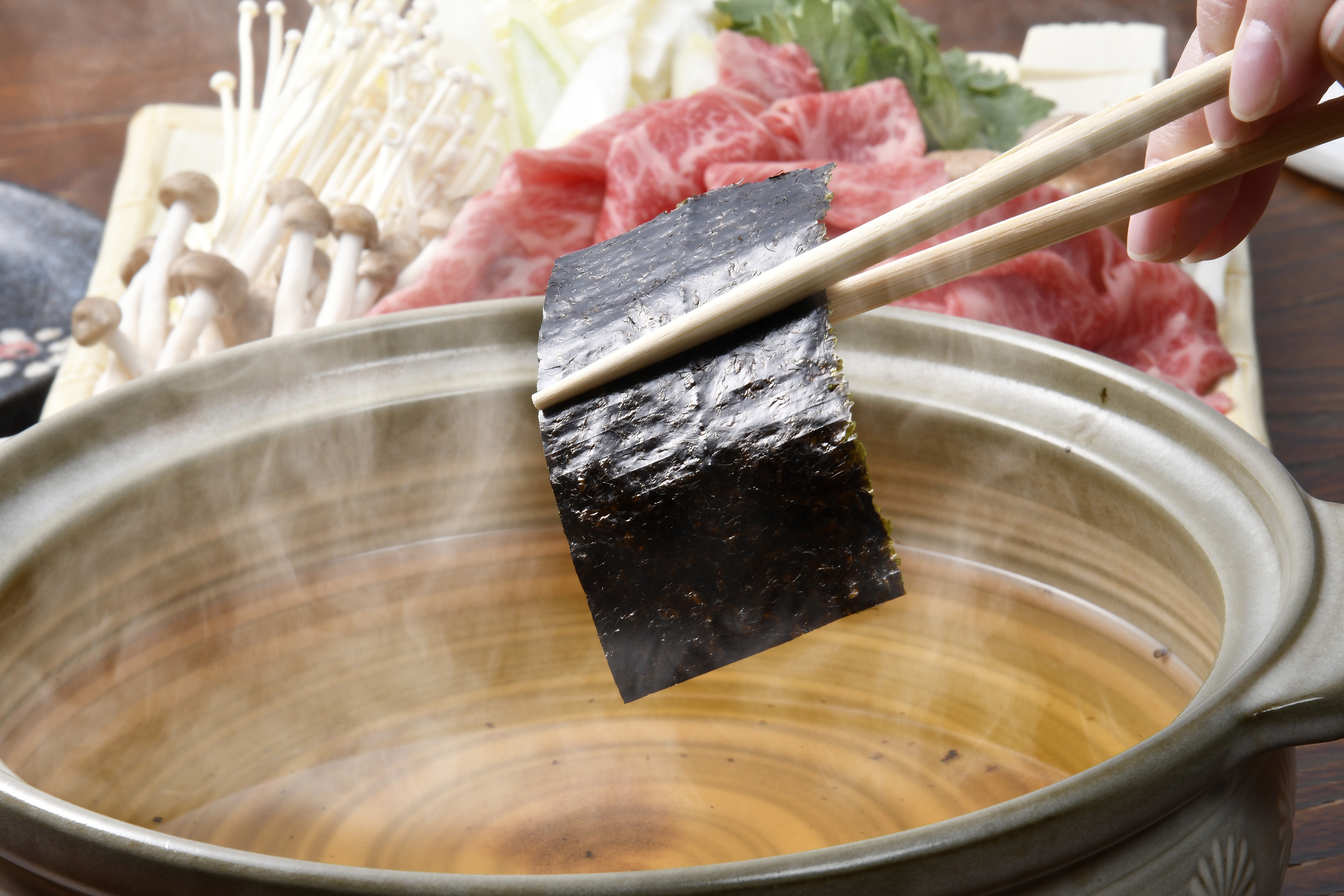 新海苔しゃぶしゃぶ