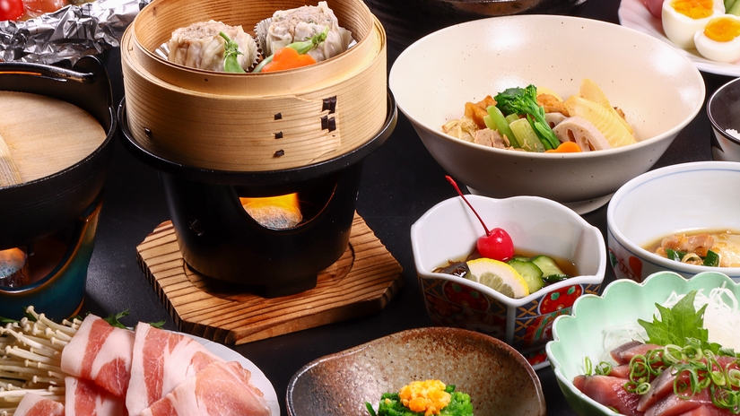 【春SALE】【２食付き】女将自家製お野菜★お肉も海鮮もついてボリューミー♪お得に召し上がれ