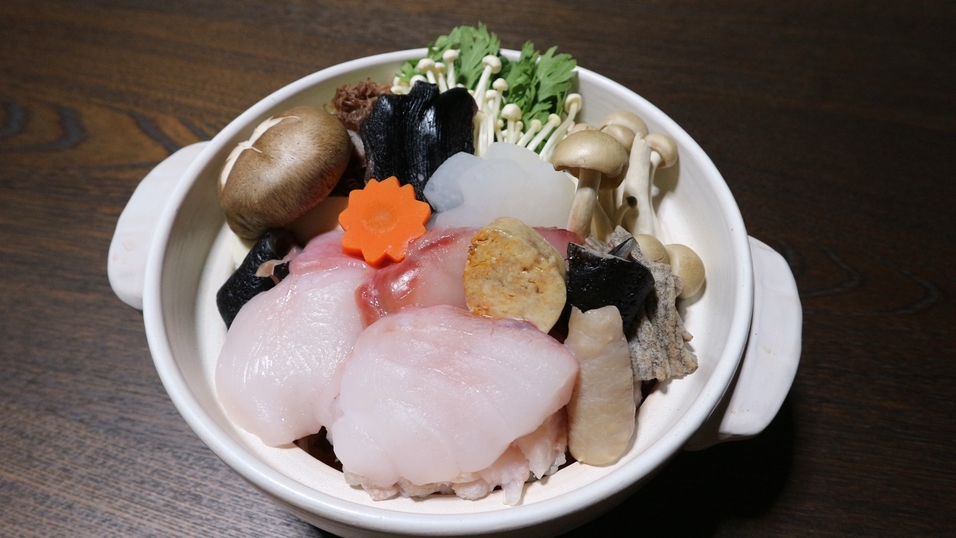 【たっぷり満足コース】茨城冬の味覚！ぷるぷる”あんこう鍋”に舌鼓[2食付き]